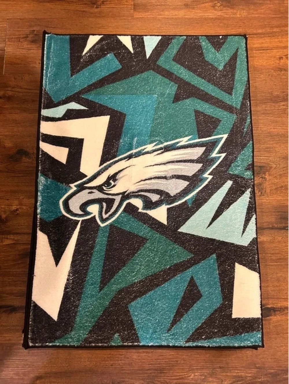 Philadelphia Eagles Football tufted rug 22”x32”